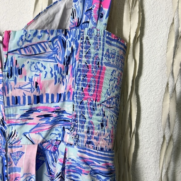 Lilly Pulitzer Cyndi Dress in Whisper Blue Yeah Bouy Size 2 - Picture 9 of 15